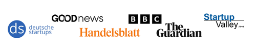 Press feature, Deutsche Startups, Good News, BBC, Handelsblatt, The Guardian, Startup Valley